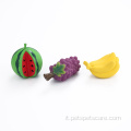 Frutta a forma di frutta lattice cigolio cagnolino giocattolo